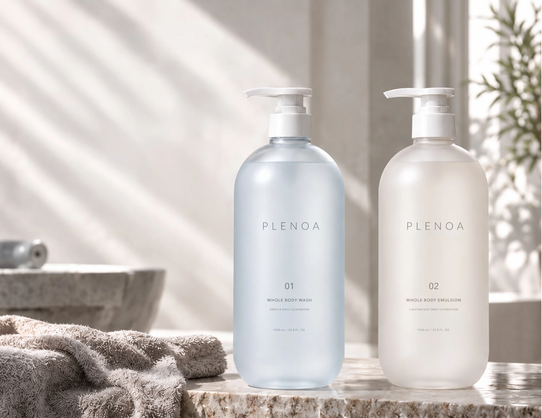 PLENOA：からだの大きさで、スキンケアを。